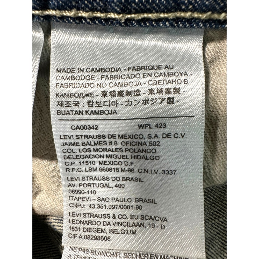 Levis 569 Loose Straight Leg Jeans Mens 38x32 Med Wash Blue Denim - Picture 9 of 11
